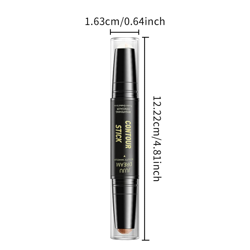 Contour Sculpt Luxe™ – Stick Double Embout pour un Teint Sculpté, Éclatant et Sans Défaut