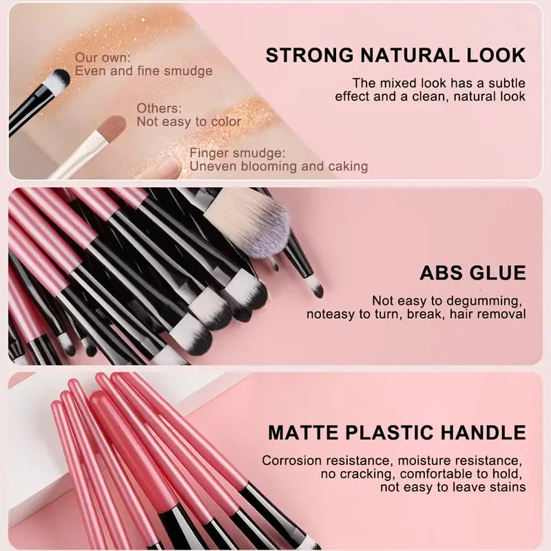 ✨ Coffret Premium de Pinceaux de Maquillage – Kit Professionnel Complet avec Éponges Blender pour un Maquillage Parfait
