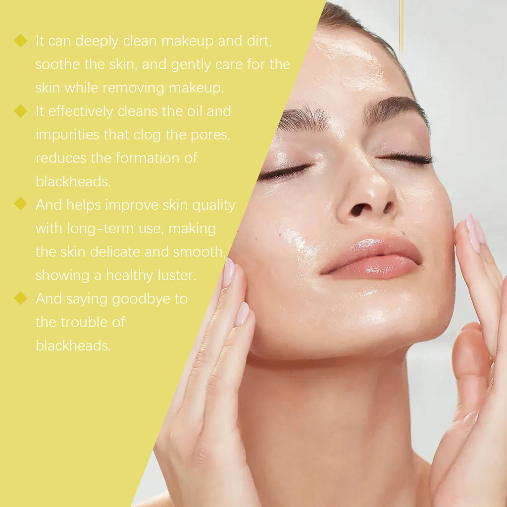 Huile Démaquillante Luxe au Calendula – Dissout le Maquillage Waterproof, Apaise et Révèle l’Éclat de la Peau
