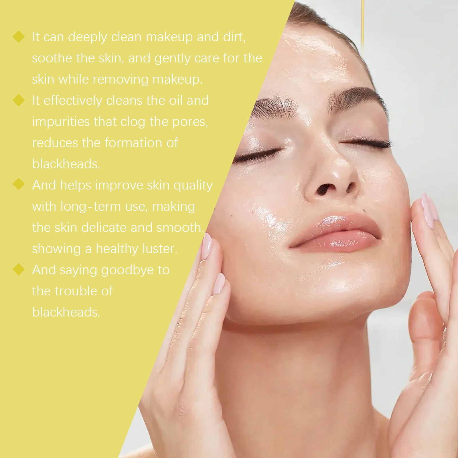 Huile Démaquillante Luxe au Calendula – Dissout le Maquillage Waterproof, Apaise et Révèle l’Éclat de la Peau