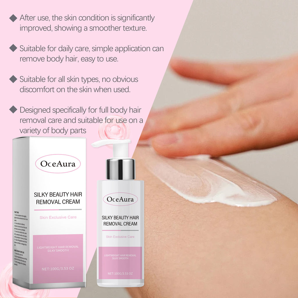 Crème Dépilatoire Soyeuse Premium™ – Peau Douce et Lisse en Quelques Minutes