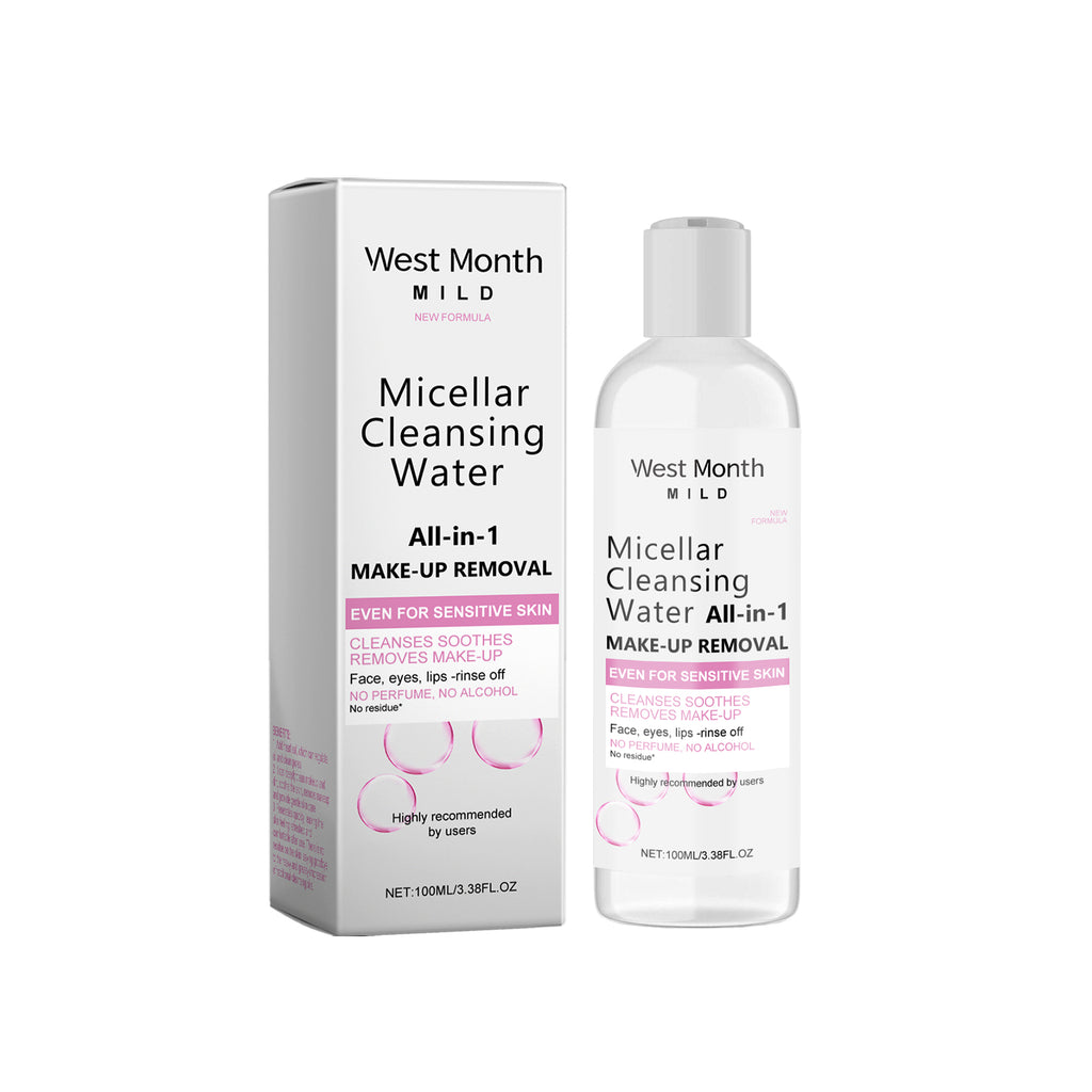 Eau Démaquillante Micellaire Luxe – Élimine le Maquillage, Purifie et Apaise la Peau