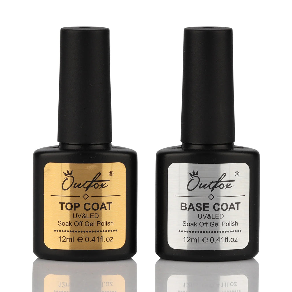 Base Coat & Top Coat Premium – Protection, Brillance et Longue Tenue 12 m