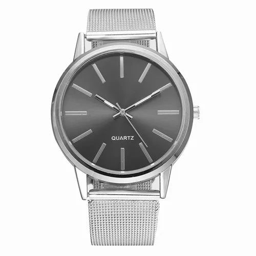 Montre Femme Chic en Acier Inoxydable – Élégance Minimaliste au Quotidien
