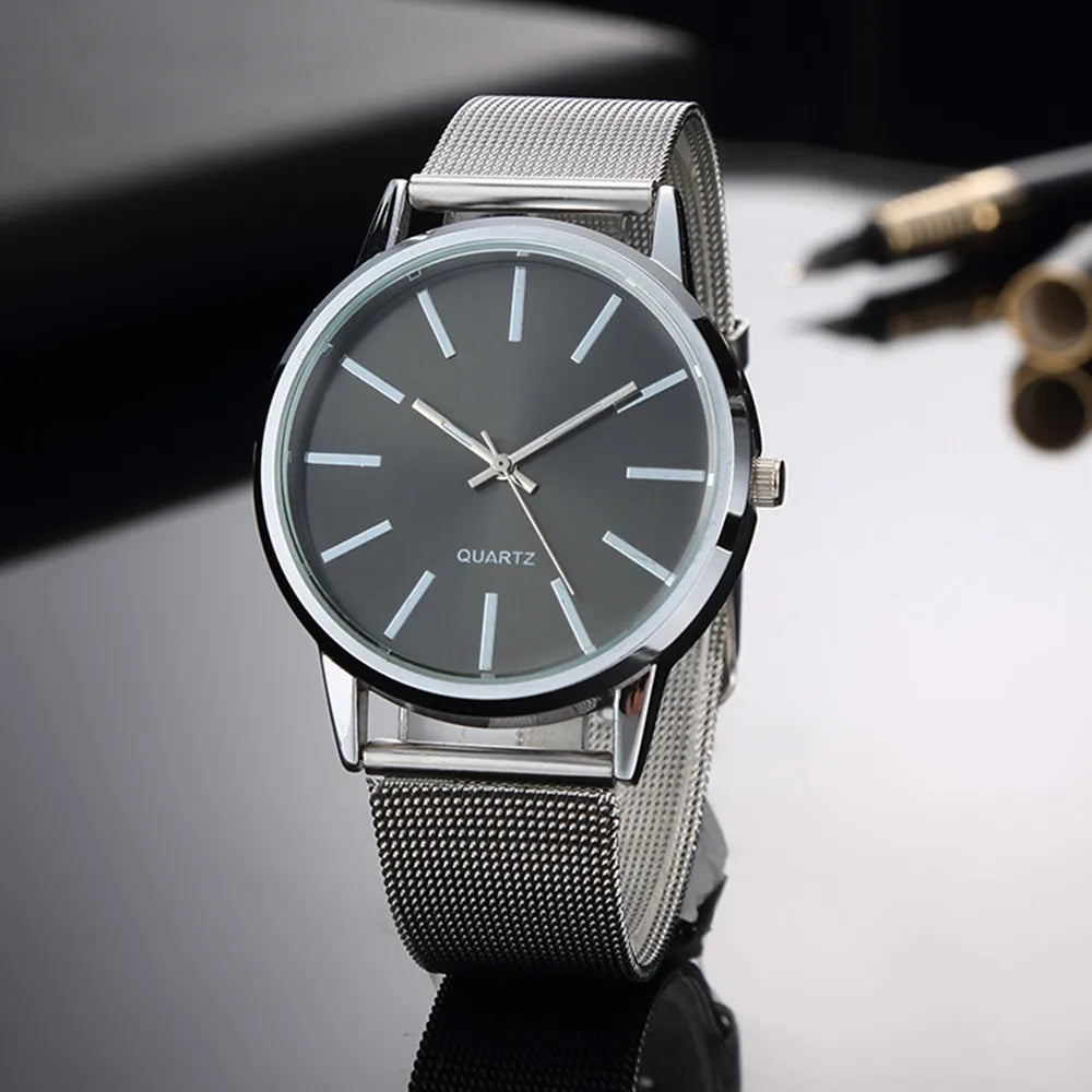Montre Femme Chic en Acier Inoxydable – Élégance Minimaliste au Quotidien