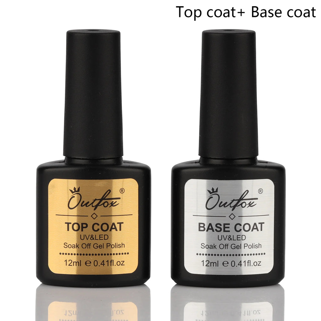 Base Coat & Top Coat Premium – Protection, Brillance et Longue Tenue 12 m