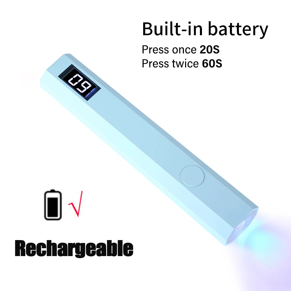 ✨ Lampe UV LED Rechargeable pour Ongles en Gel