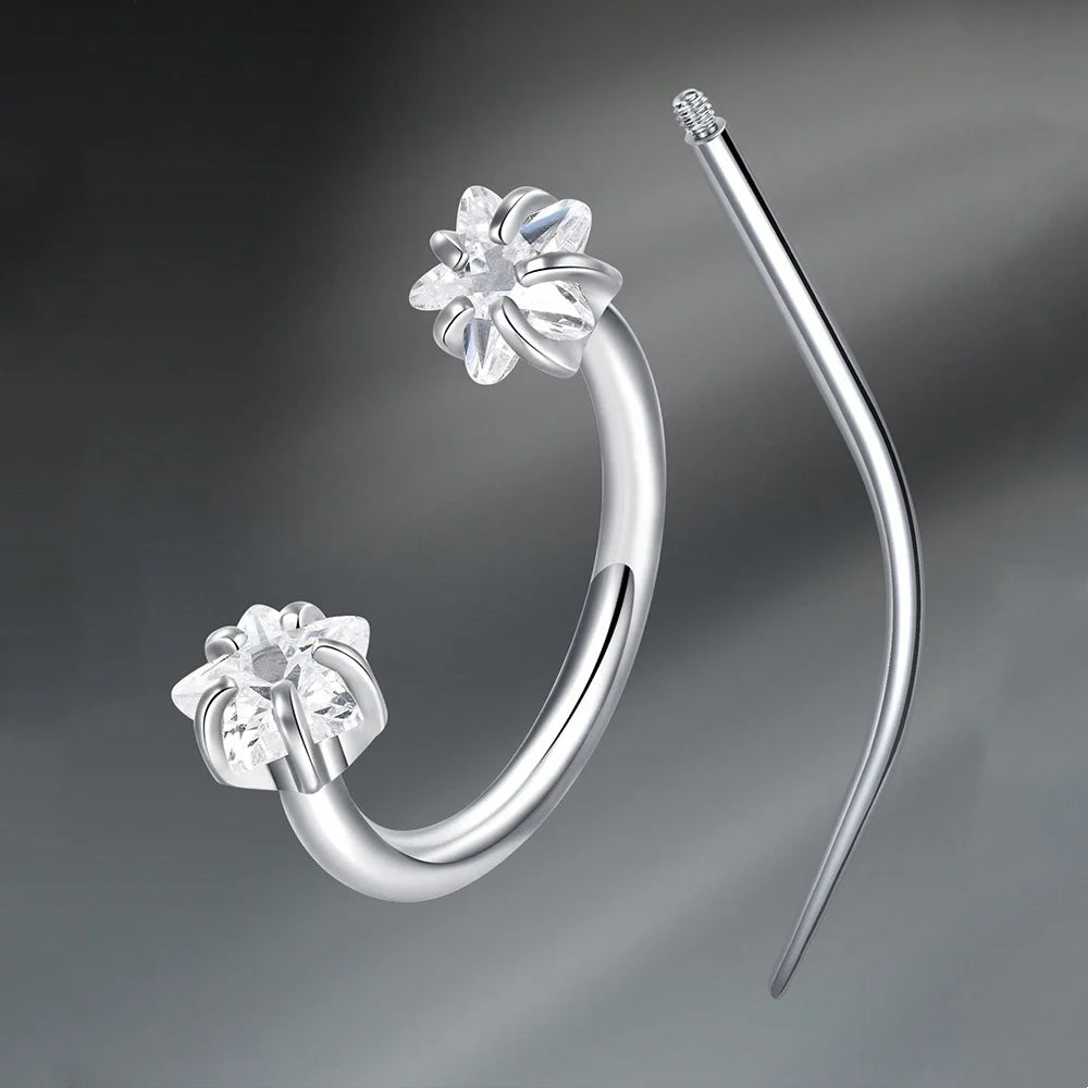 Collection Prestige™ – Piercings en Acier Inoxydable & Zircon Cubique