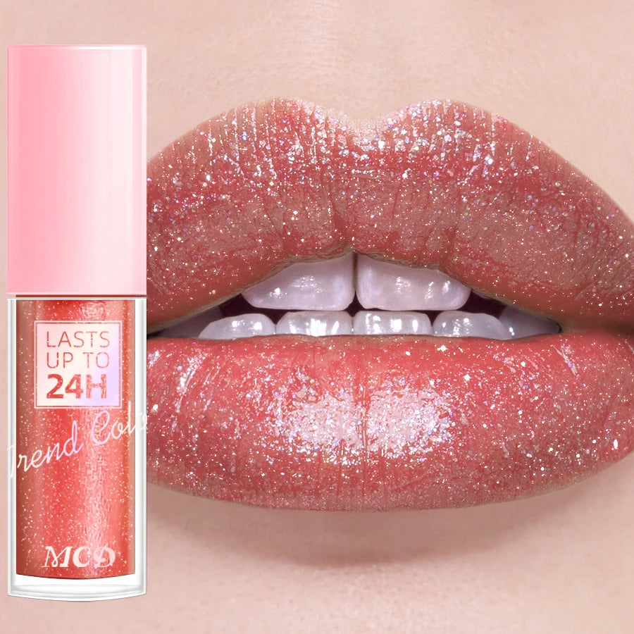 💖 Rouge à Lèvres Liquide Longue Tenue – Brillance Intense & Effet Pailleté