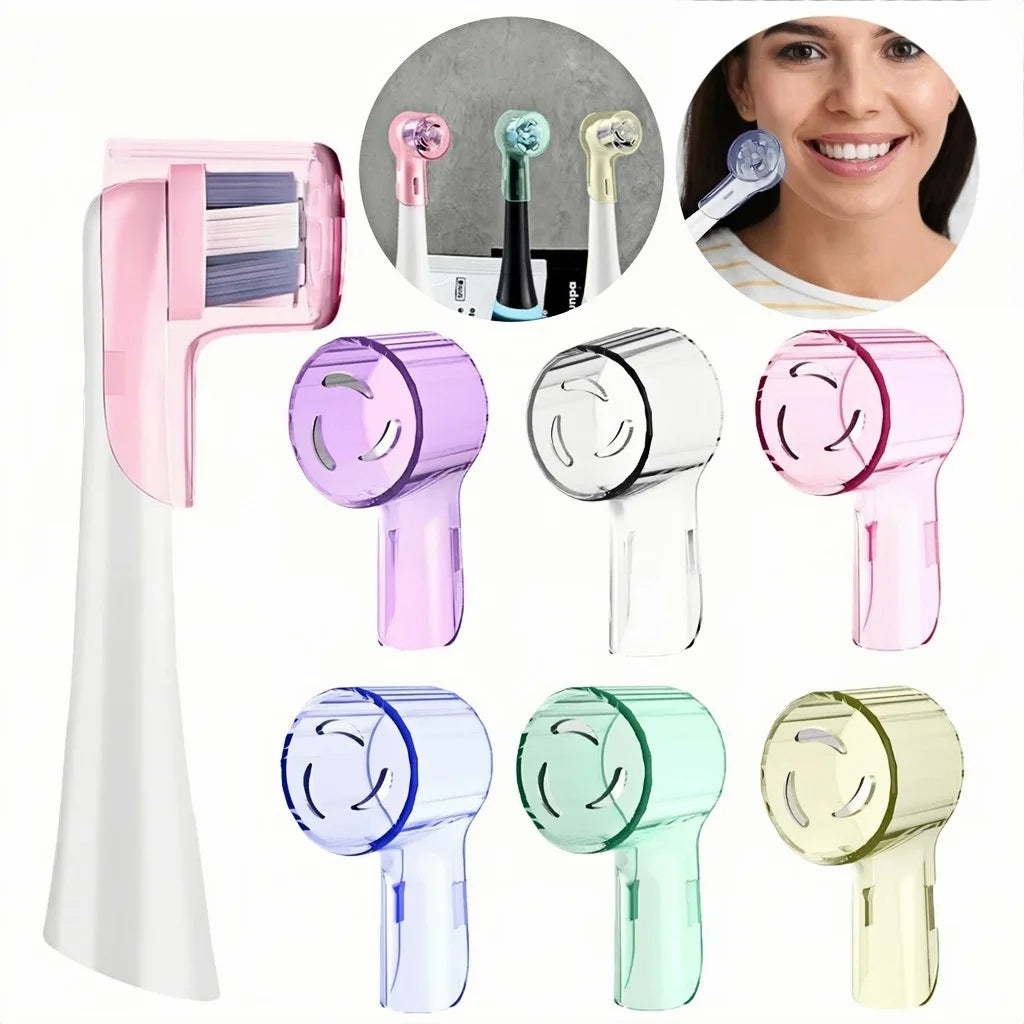💎 OralShield Pro™ – Capuchons de Protection Premium pour Brosse à Dents Électrique Oral-B® & iO (Lot de 2 à 8)