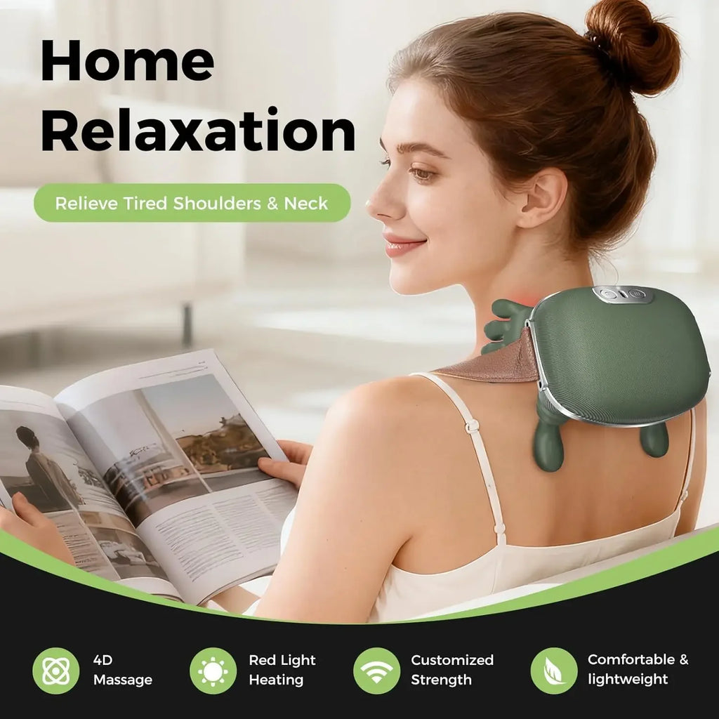 Appareil de Massage Shiatsu Pour la Nuque et Les Epaules - Soulagement des Douleurs