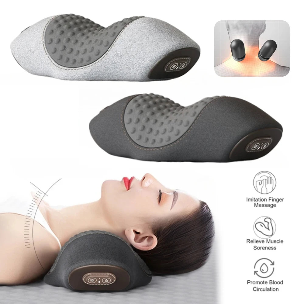 ✨ NeckTherapy Elite™ | Oreiller Massant Cervical Chauffant