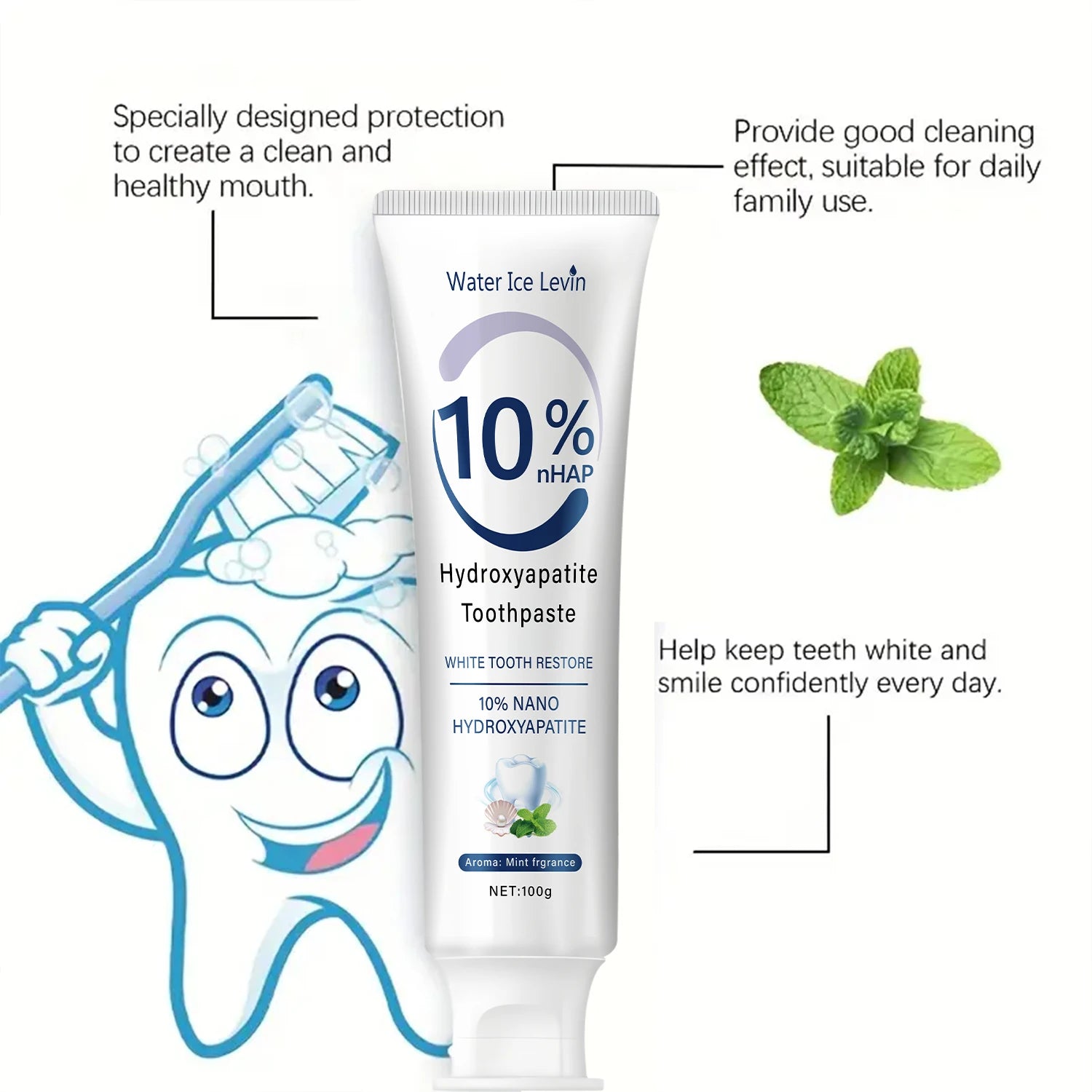 Dentifrice Blancheur & Protection des Gencives