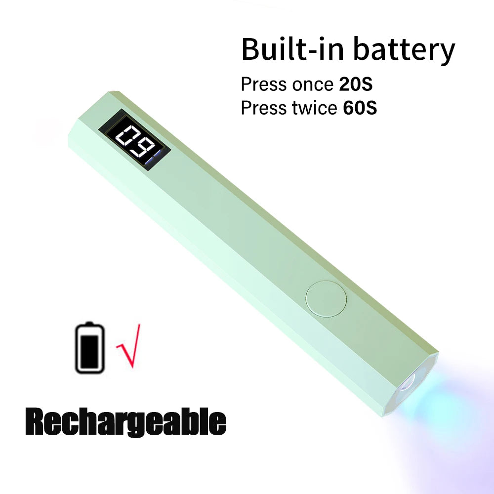 ✨ Lampe UV LED Rechargeable pour Ongles en Gel