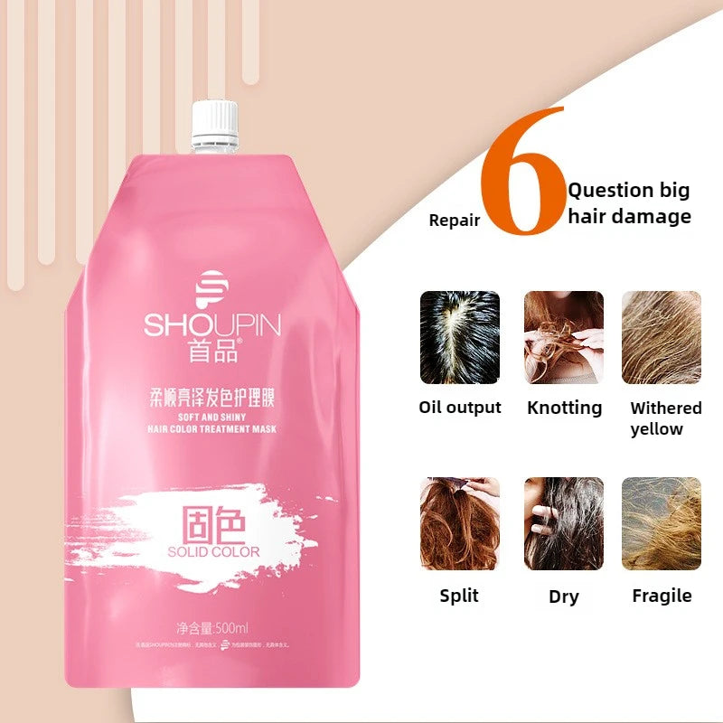Masque Capillaire Professionnel à la Kératine – Réparation Intense, Protection de la Couleur & Soin Anti-Frisottis