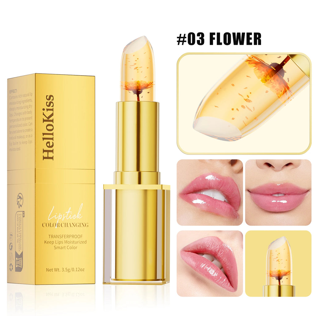 Baume à Lèvres Cristal Révélateur de Couleur – Hydratation Longue Tenue