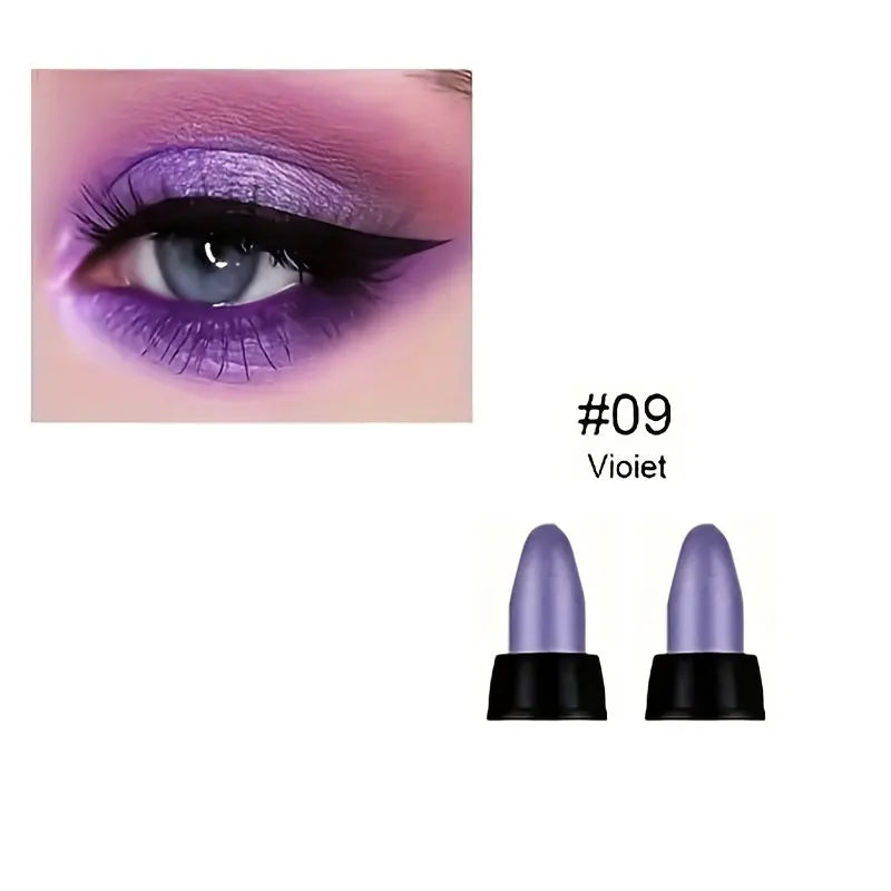 Eyeliner Pailleté Waterproof -16 Couleurs Longue Tenue