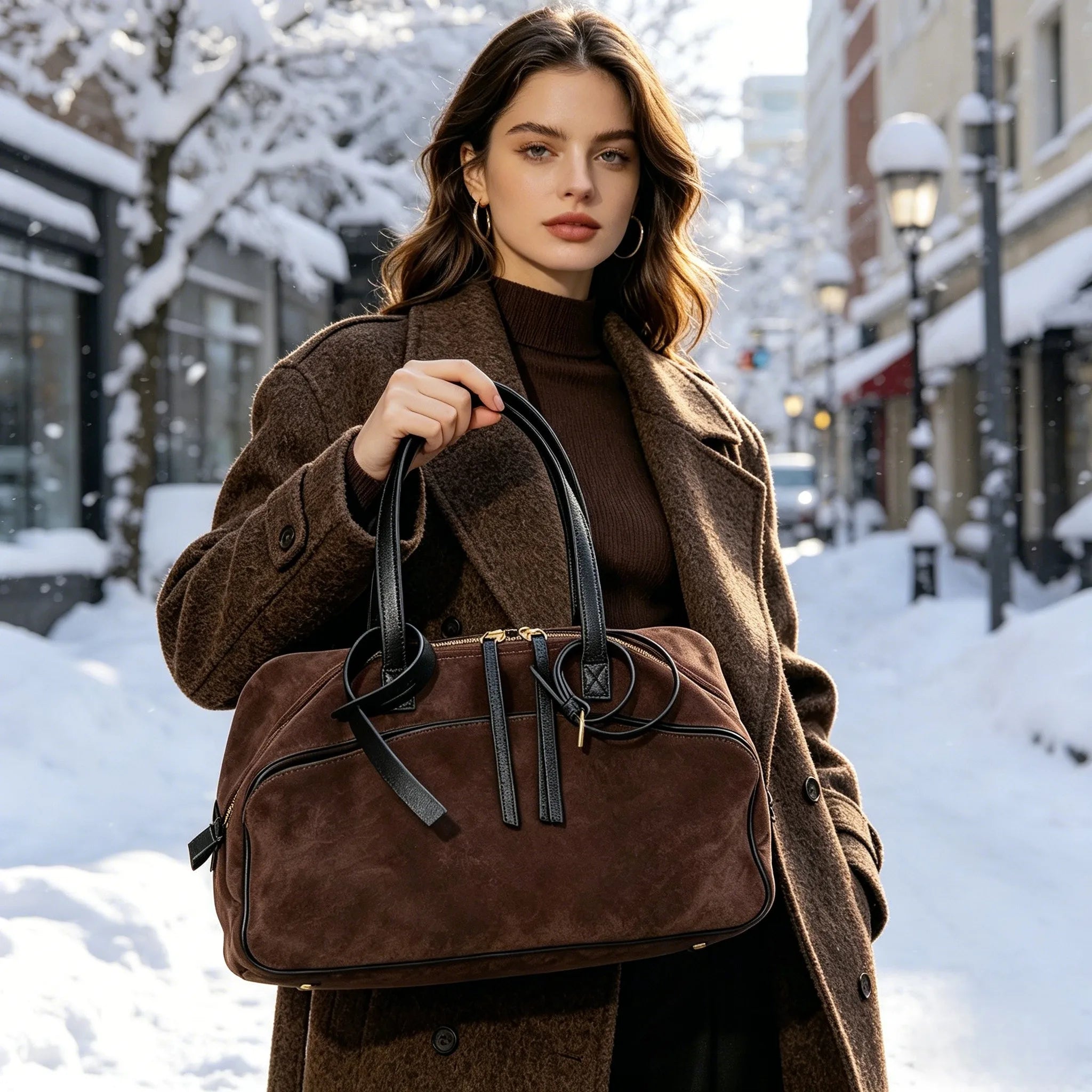 Sac à Main Femme Élégance Héritage – Ligne Sculptée & Détails Signature