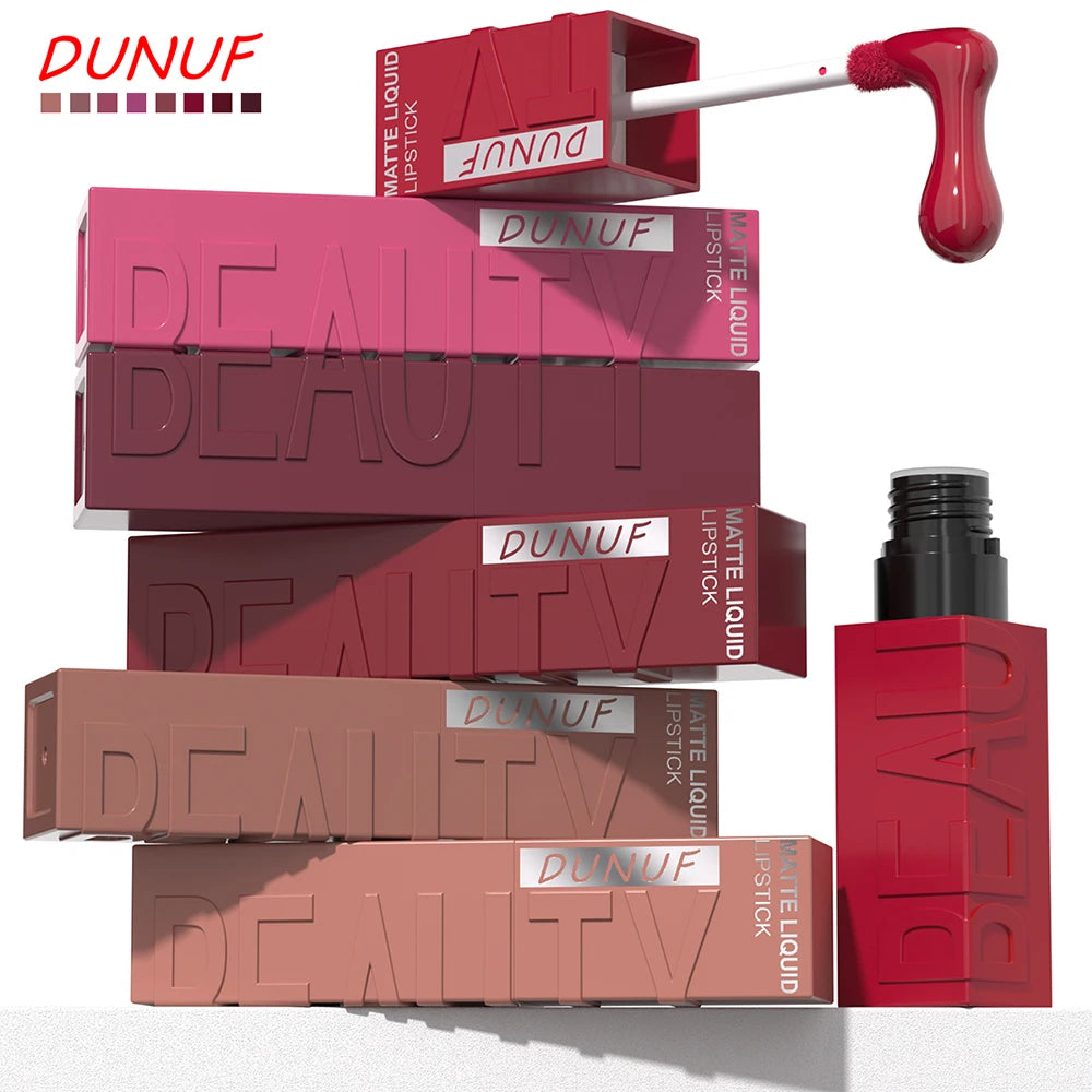 Rouge à Lèvres Velours Mat-Finition Elégante et Longue Durée