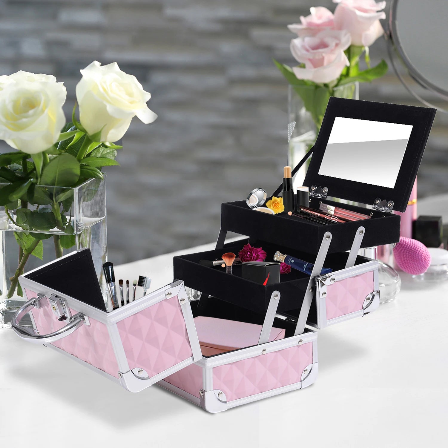 * 🌸 Mallette Beauté Premium™ – Organisateur de Maquillage Professionnel