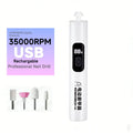 ✨ Ponceuse Électrique Professionnelle pour Ongles – Kit Manucure & Pédicure Rechargeable