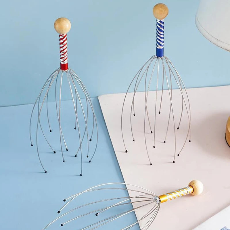 Masseur de Tête anti-stress-Relaxation Profonde  du Cuir Chevelu