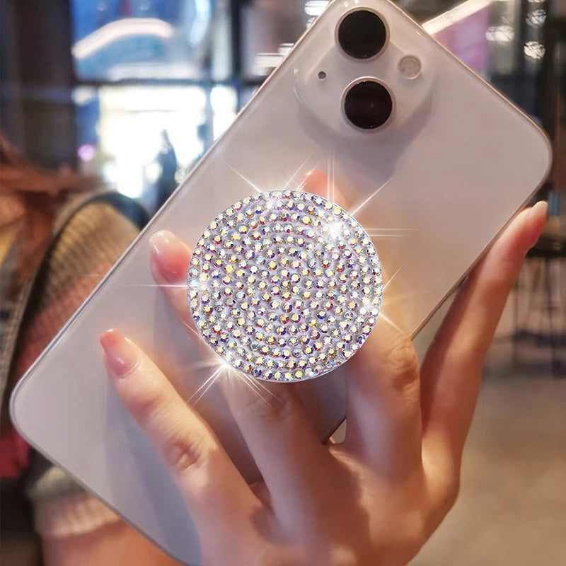 ✨ Support Téléphone Cristal Luxe™ – Pliable & Ultra Pratique 💎