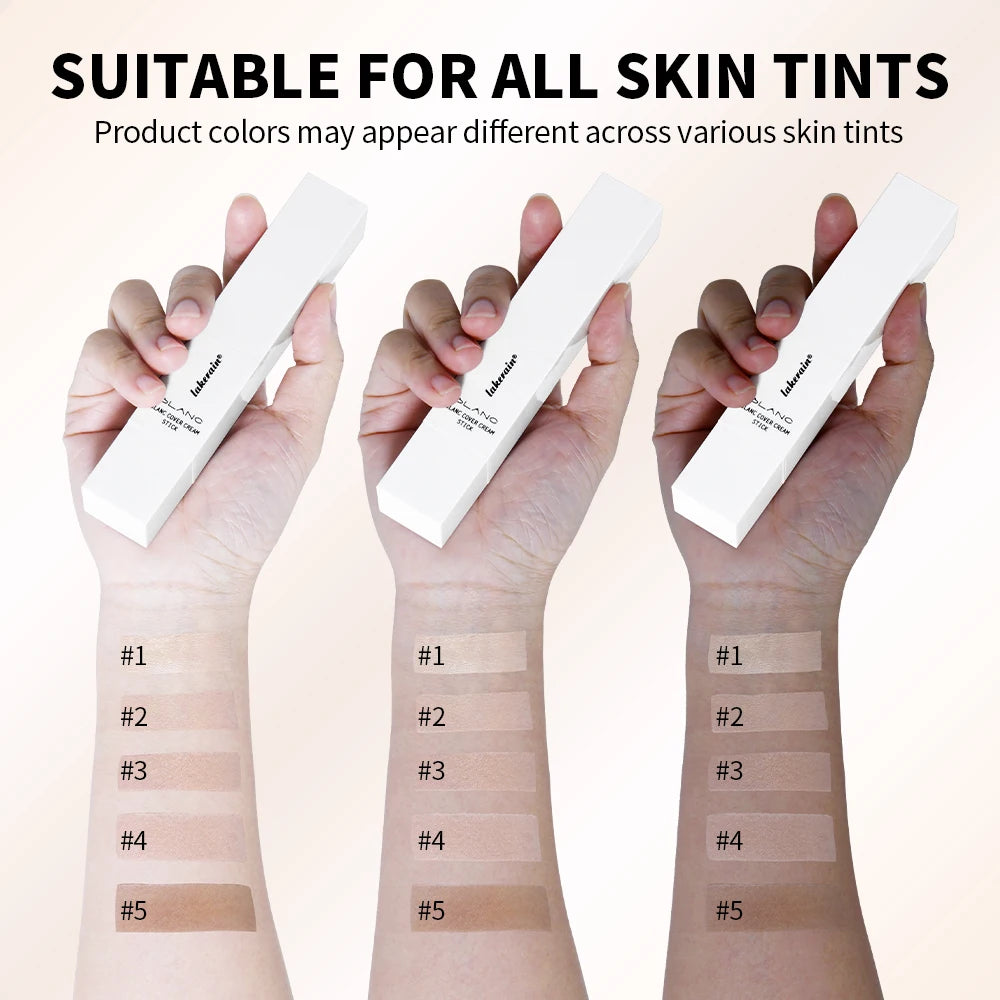💎 Fond de Teint Stick Premium – Haute Couvrance, Fini Naturel & Pinceau Intégré Professionnel