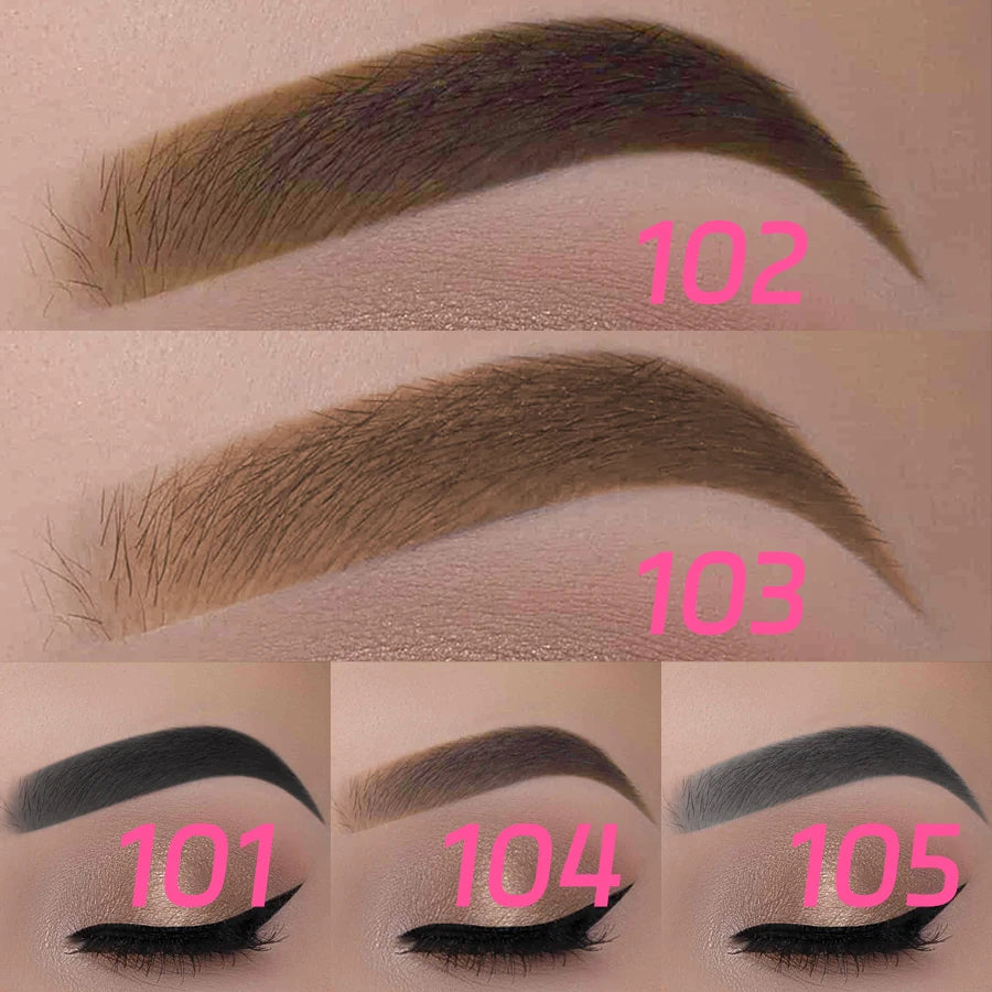 Crayon à Sourcils 2-en-1 Professionnel – 5 Teintes, Waterproof & Longue Tenue