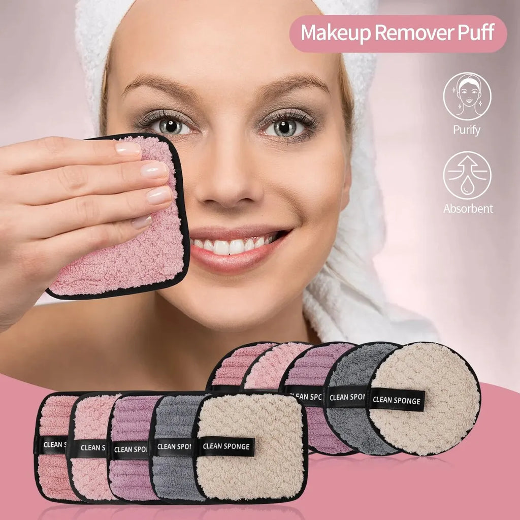 Collection Démaquillage Luxe – 10 Disques Réutilisables Haute Douceur