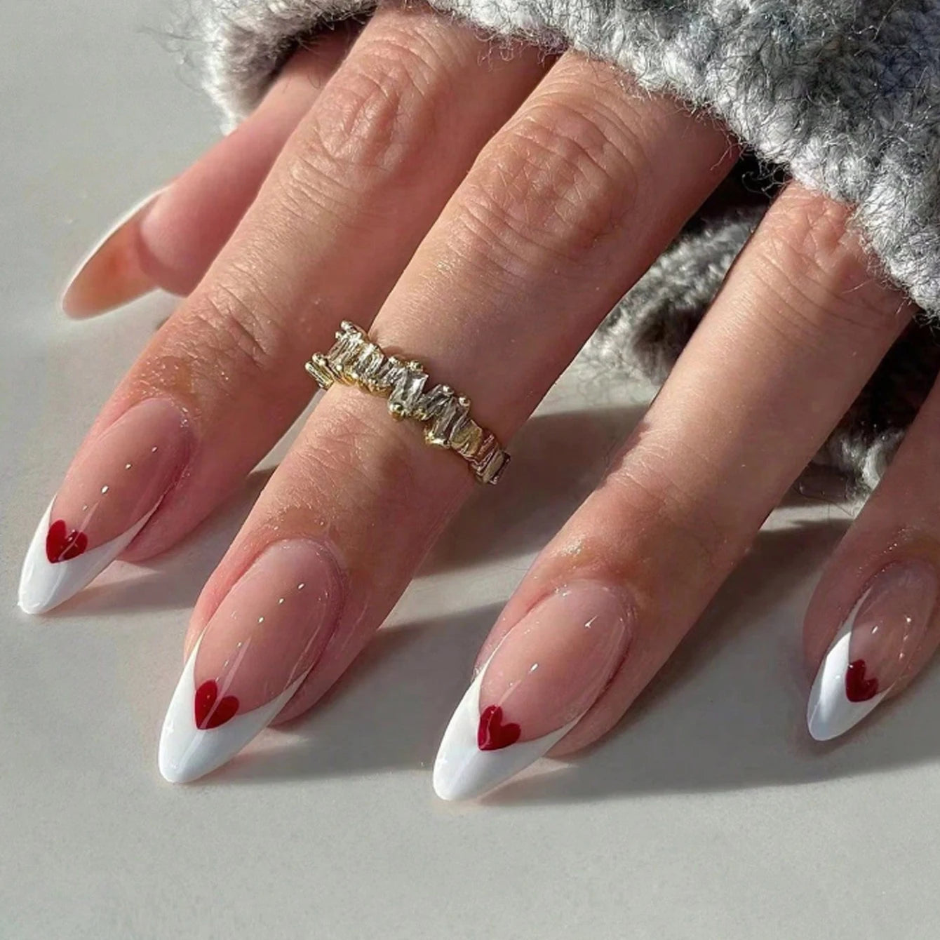 Kit de 24 Faux Ongles French-Manucure élégante en quelque minute