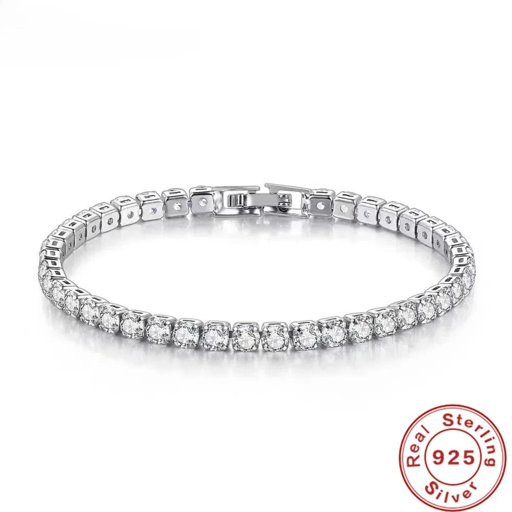 Bracelet Royal Brillance en Argent Sterling S925