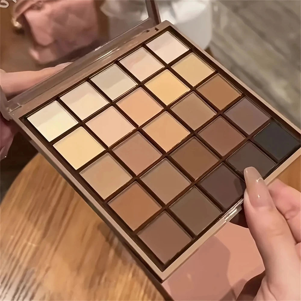 ✨ Palette de Maquillage 25 Couleurs Nude Luxe – Longue Tenue & Pigmentation Intense