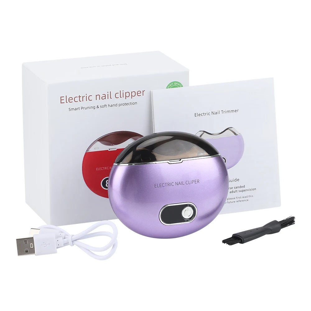 💅 Coupe-Ongles Électrique Rechargeable – Coupe Précise et Sans Effort