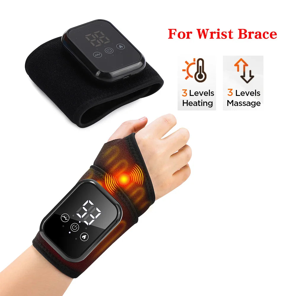 Signature ThermoFlex™ – Bracelet de Massage Chauffant Rechargeable pour Poignet, Main et Cheville