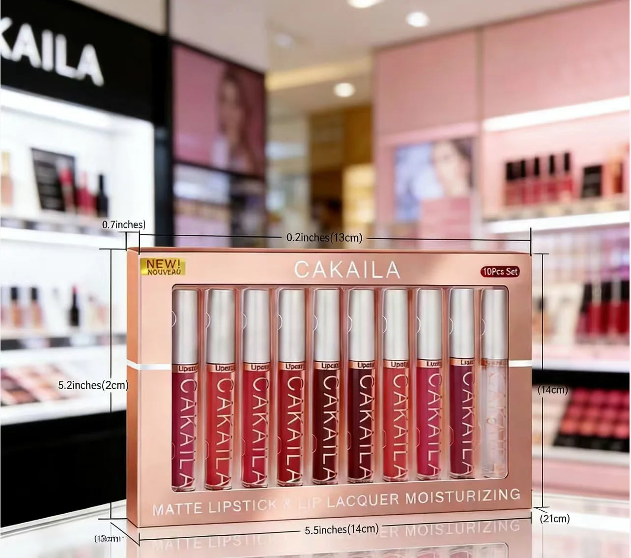 Rouge à Lèvres Liquide Mat Longue Tenue - Couleurs Intenses et Waterproof
