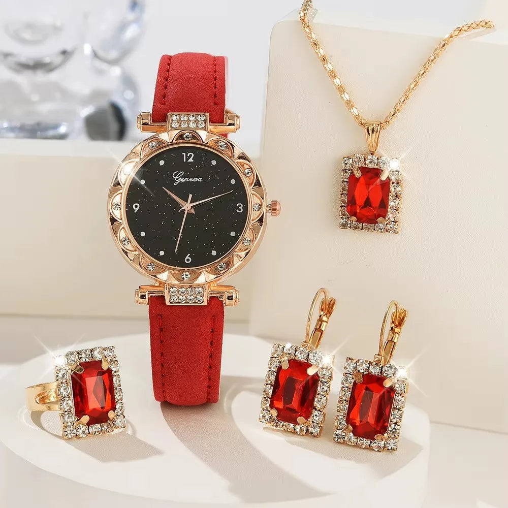 Coffret Montre Femme Signature – Éclat Précieux & Parure Élégante