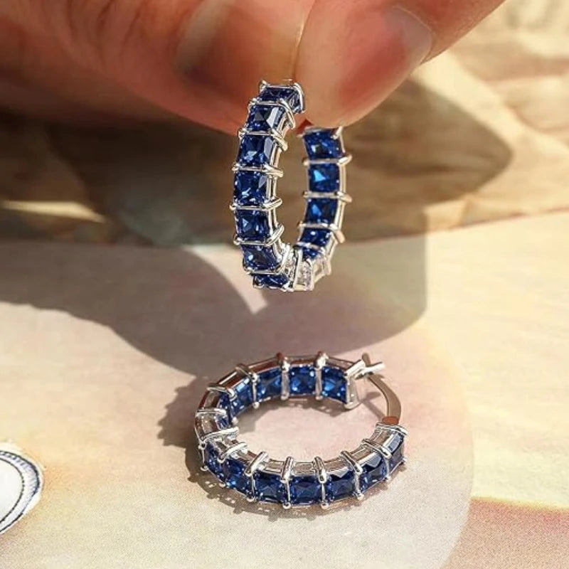 Royale Élégance™ – Créoles en Zircons Cubiques