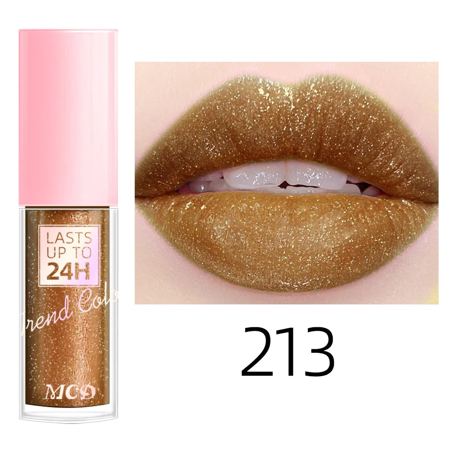 💖 Rouge à Lèvres Liquide Longue Tenue – Brillance Intense & Effet Pailleté