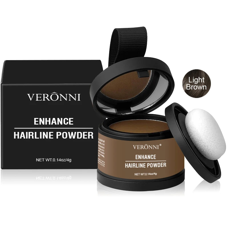 HairFill Pro™ | Poudre Correctrice Racines & Effet Chevelure Dense