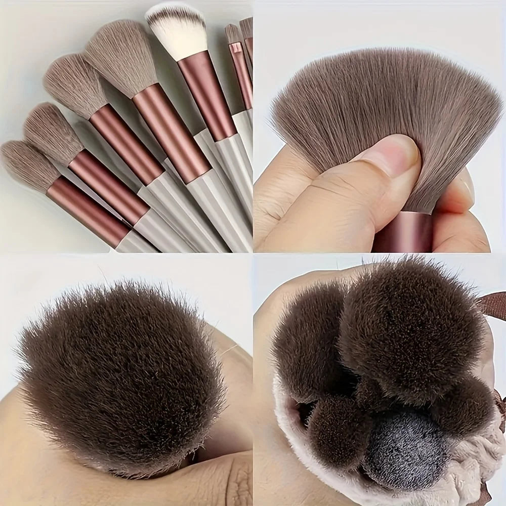 Kit de 13 Pinceaux de Maquillage Professionnelle - Application Parfaite
