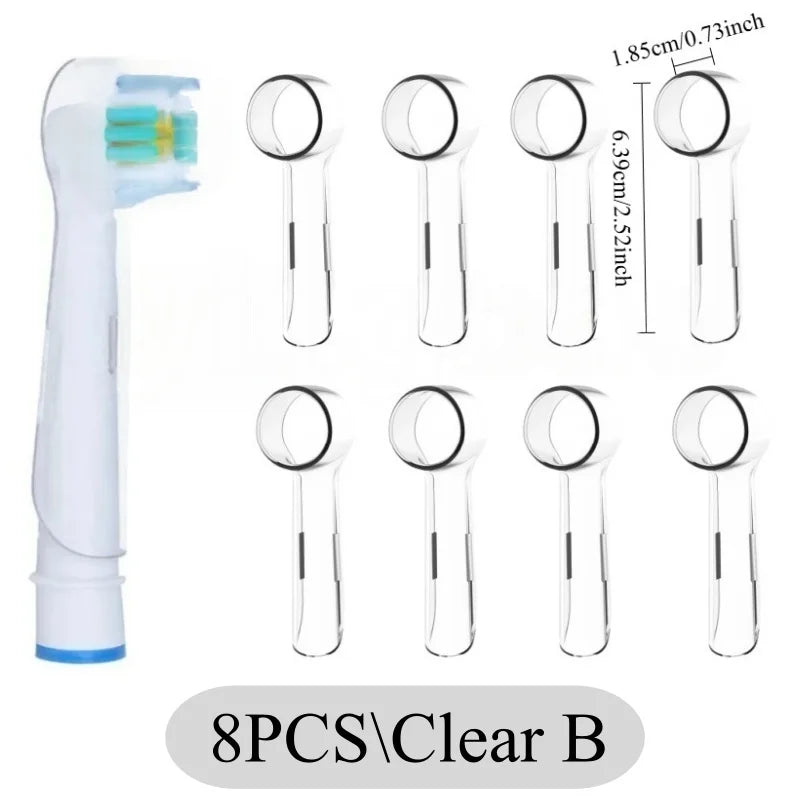 💎 OralShield Pro™ – Capuchons de Protection Premium pour Brosse à Dents Électrique Oral-B® & iO (Lot de 2 à 8)