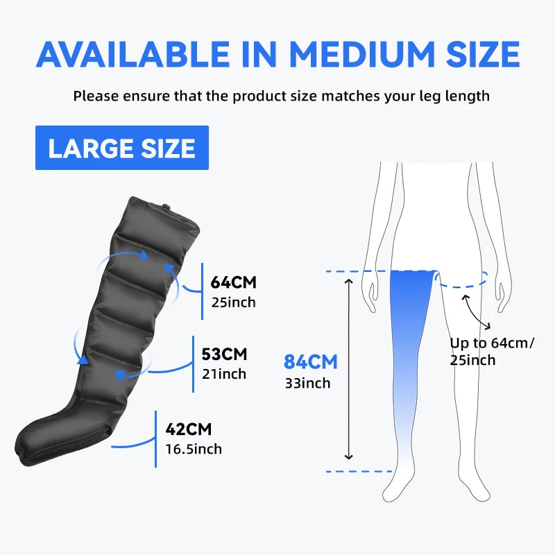 Élite Compression™ – Bottes de Massage Professionnelles pour les Jambes