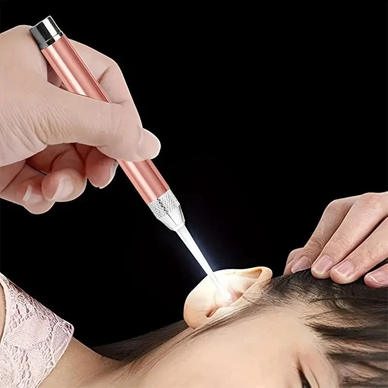 👂 EarGlow Pro™ – Cure-Oreille Lumineux Haute Précision