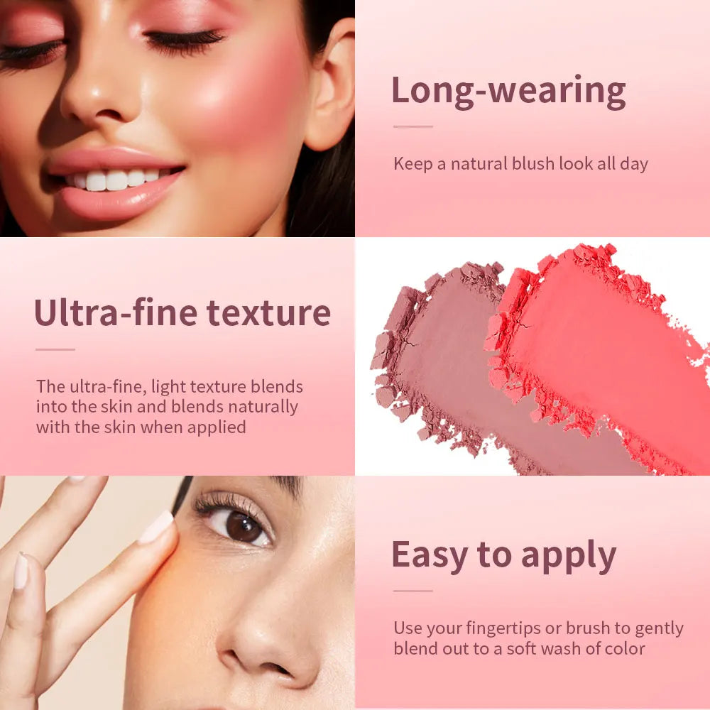 Blush Poudre Mat Velouté – Éclat Naturel & Effet Bonne Mine