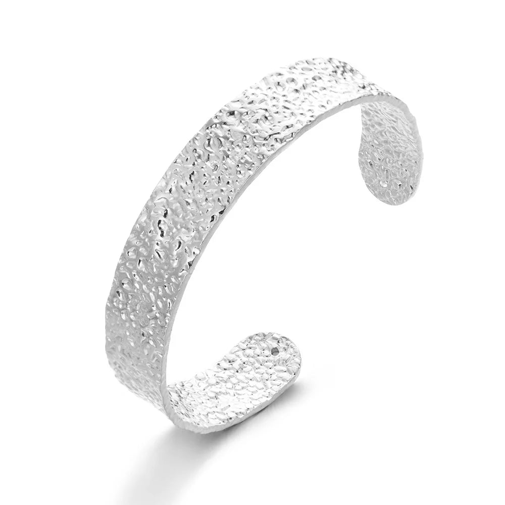 Jonc Impérial – Bracelet Doré Femme en Acier Inoxydable