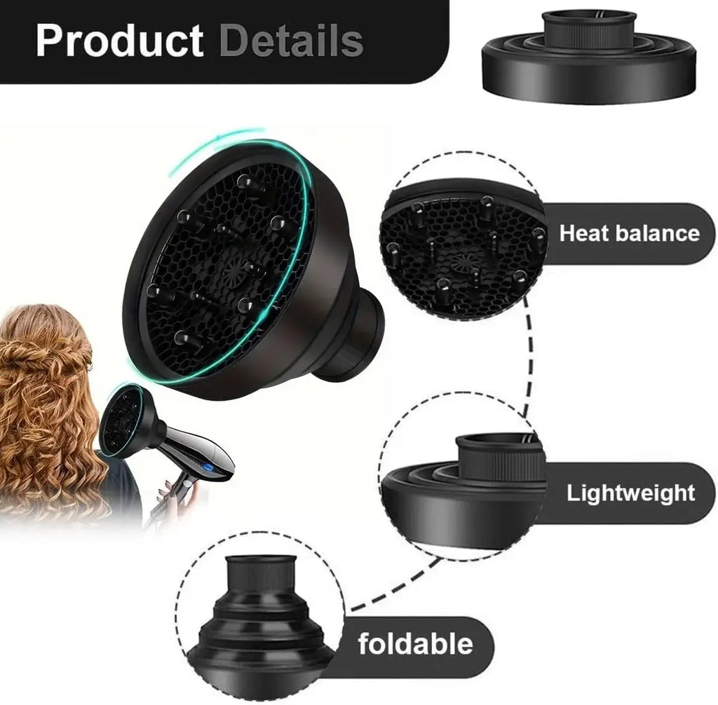 ✨ Diffuseur Universel en Silicone pour Sèche-Cheveux