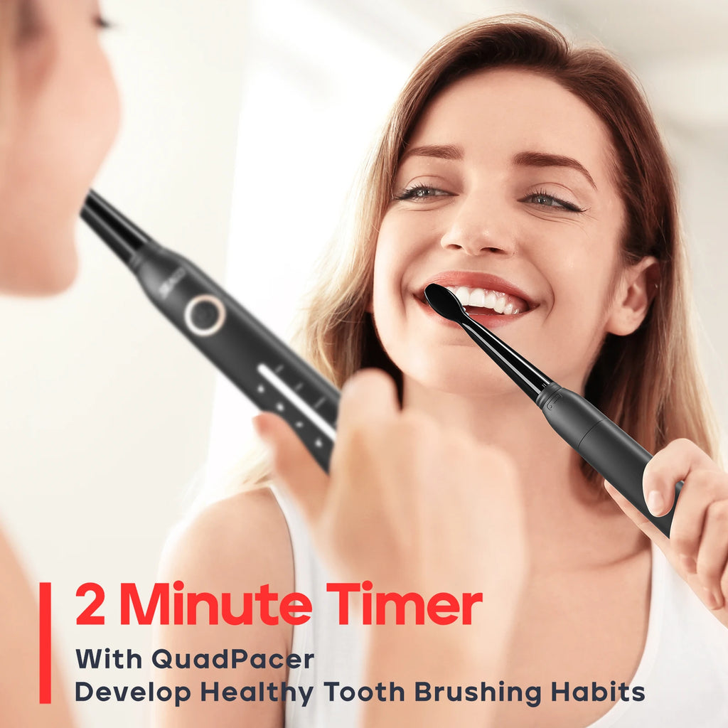 SonicSmile Pro™ – Brosse à Dents Électrique Premium Rechargeable avec 5 Modes de Nettoyage