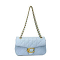 Sac à chaîne à motif diamant de haute qualité, sac messager à bandoulière, petit sac carré