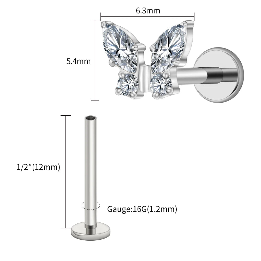 Papillon Prestige™ – Bijou de Piercing Haute Finition